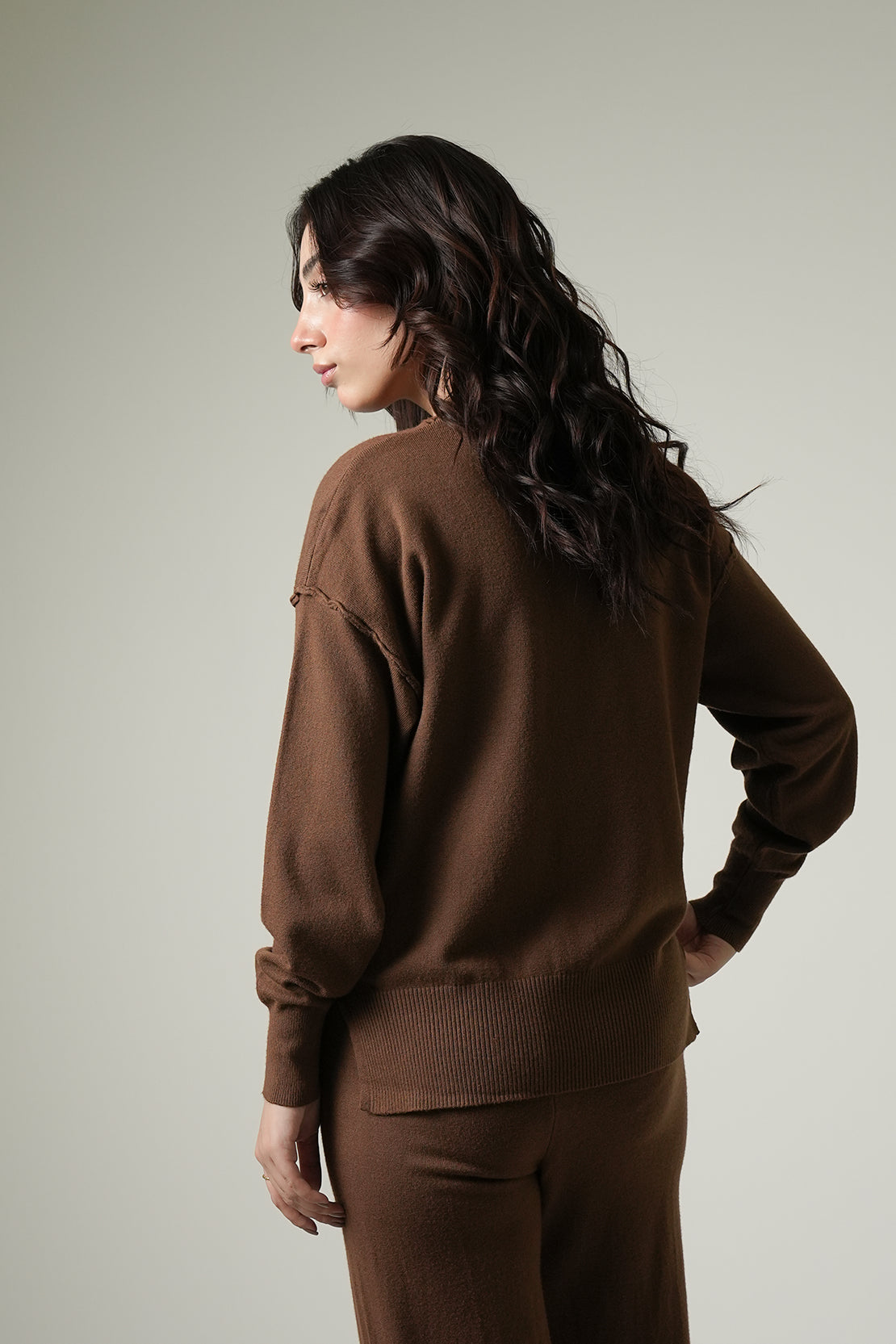 LADIES COORD SET SWEATER