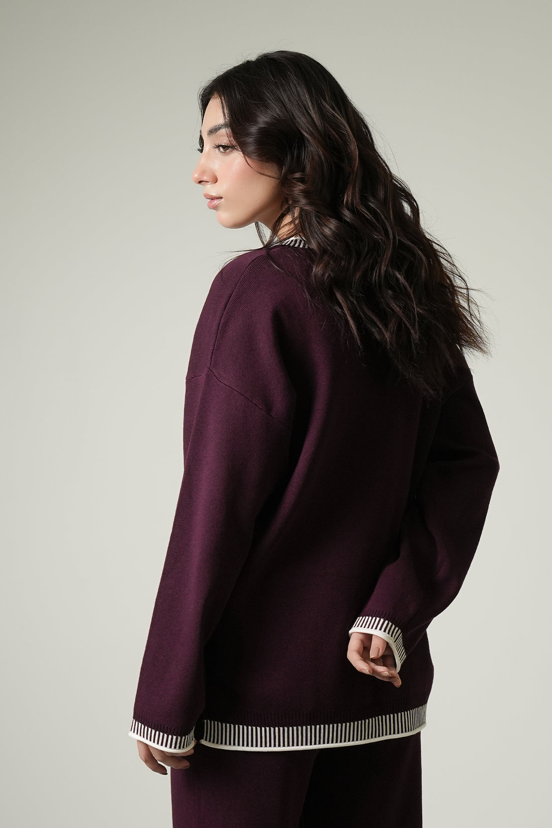 LADIES COORD SET SWEATER