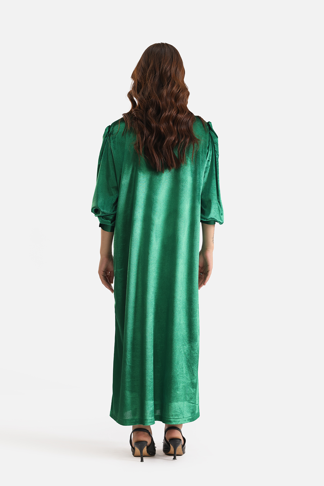 Velvet maxi dress