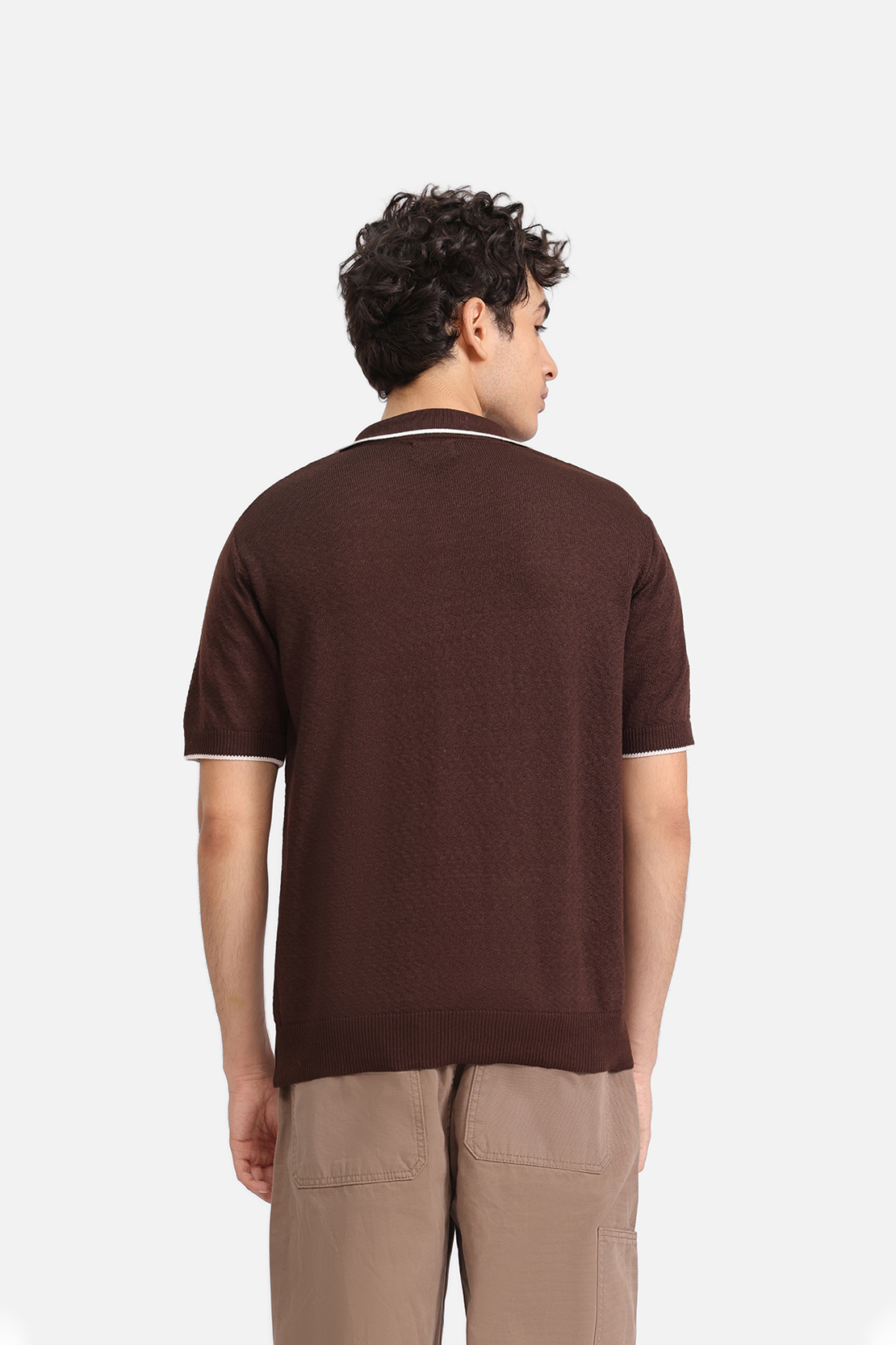 Textured Polo Shirt