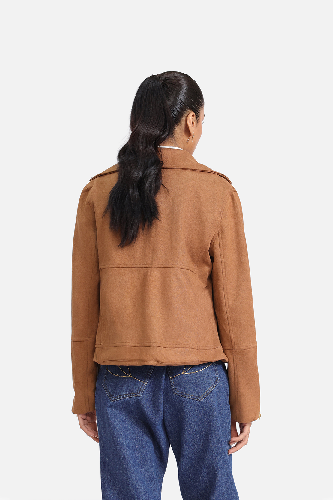 SUEDE BIKER JACKET