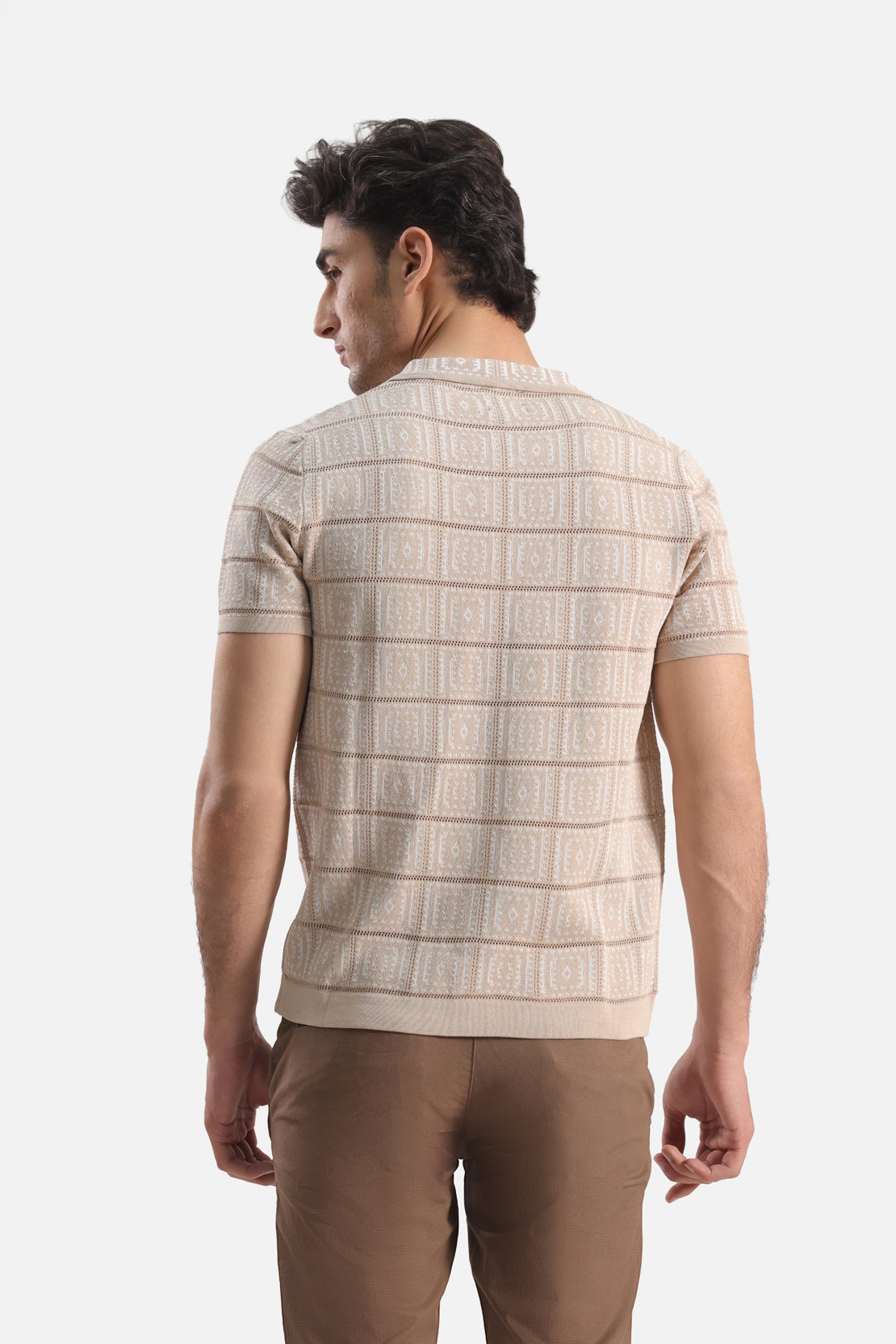 RELAXED FIT BUTTON DOWN CASUAL SHIRT