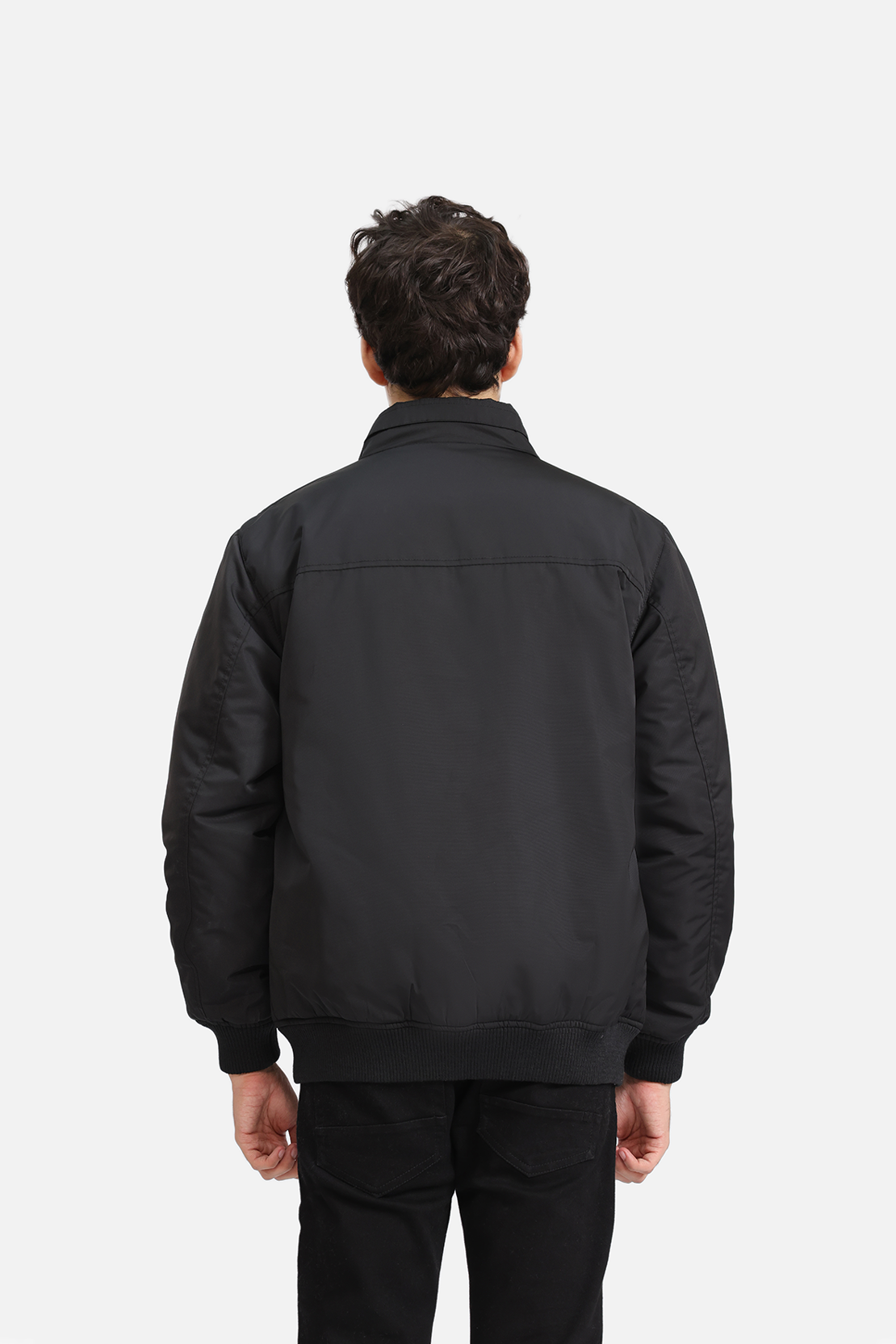 STAND COLLAR BOMBER JACKET
