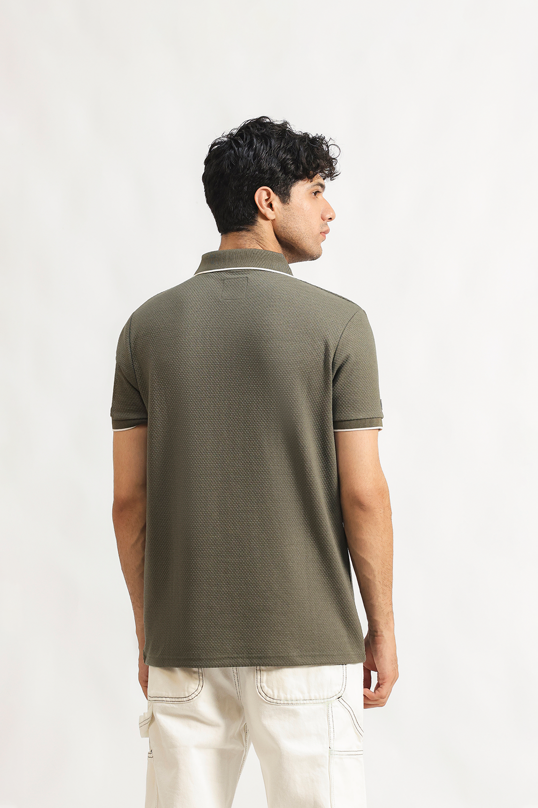 Cuban Collar Polo Shirt