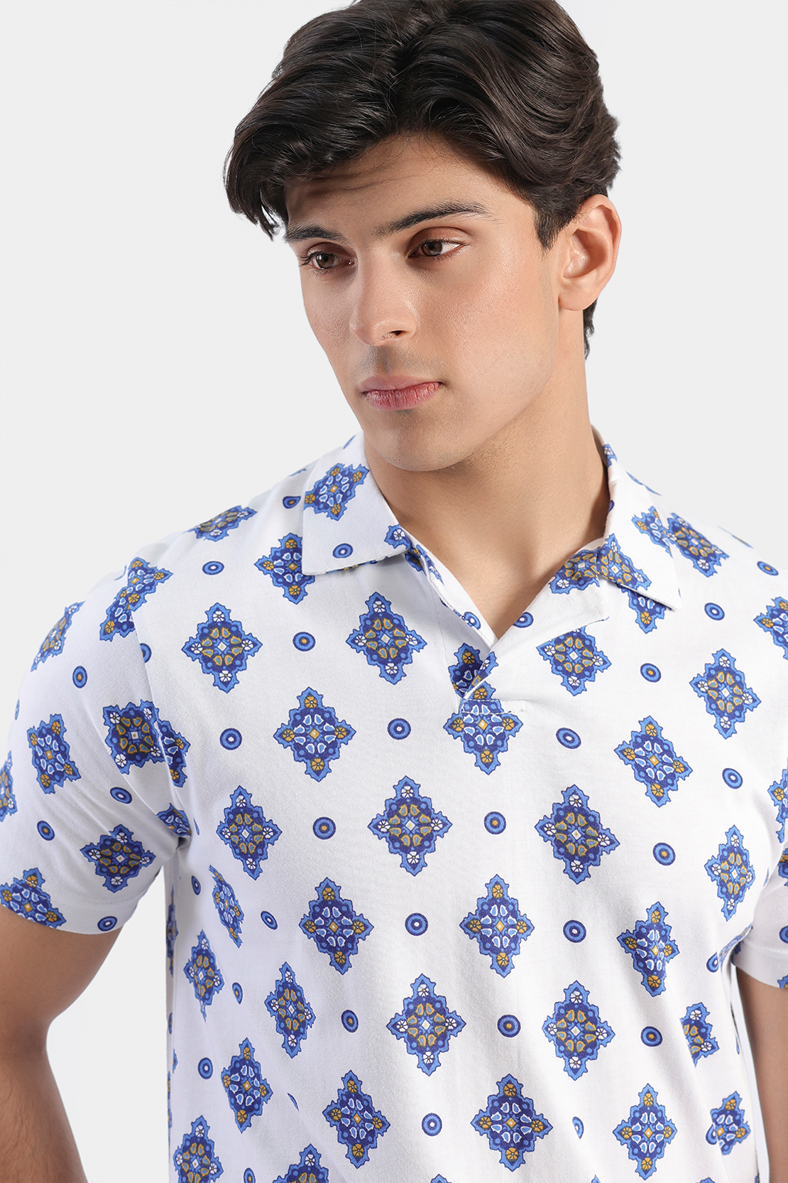 All-Over Printed Polo