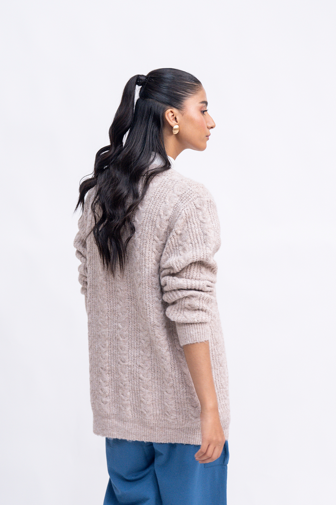 Oversized Knit Cardigan