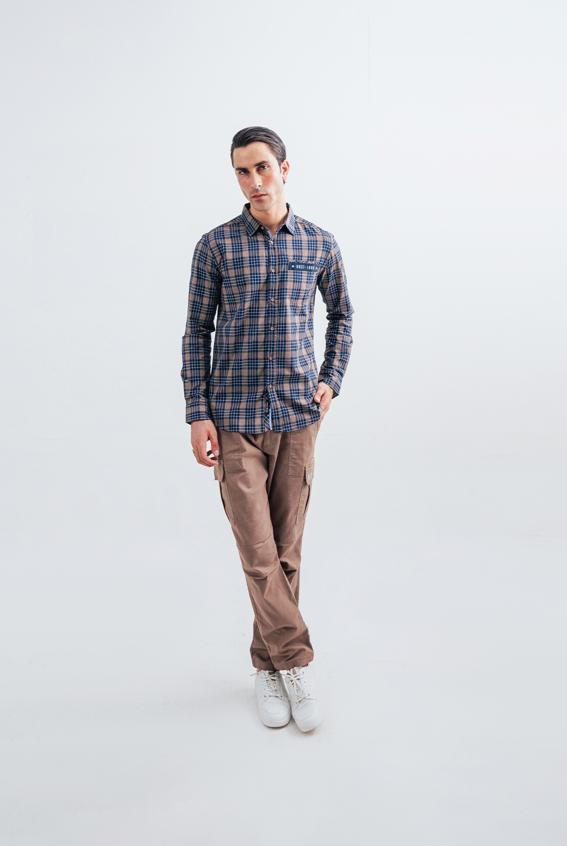 Men Button Down Casual Shirt