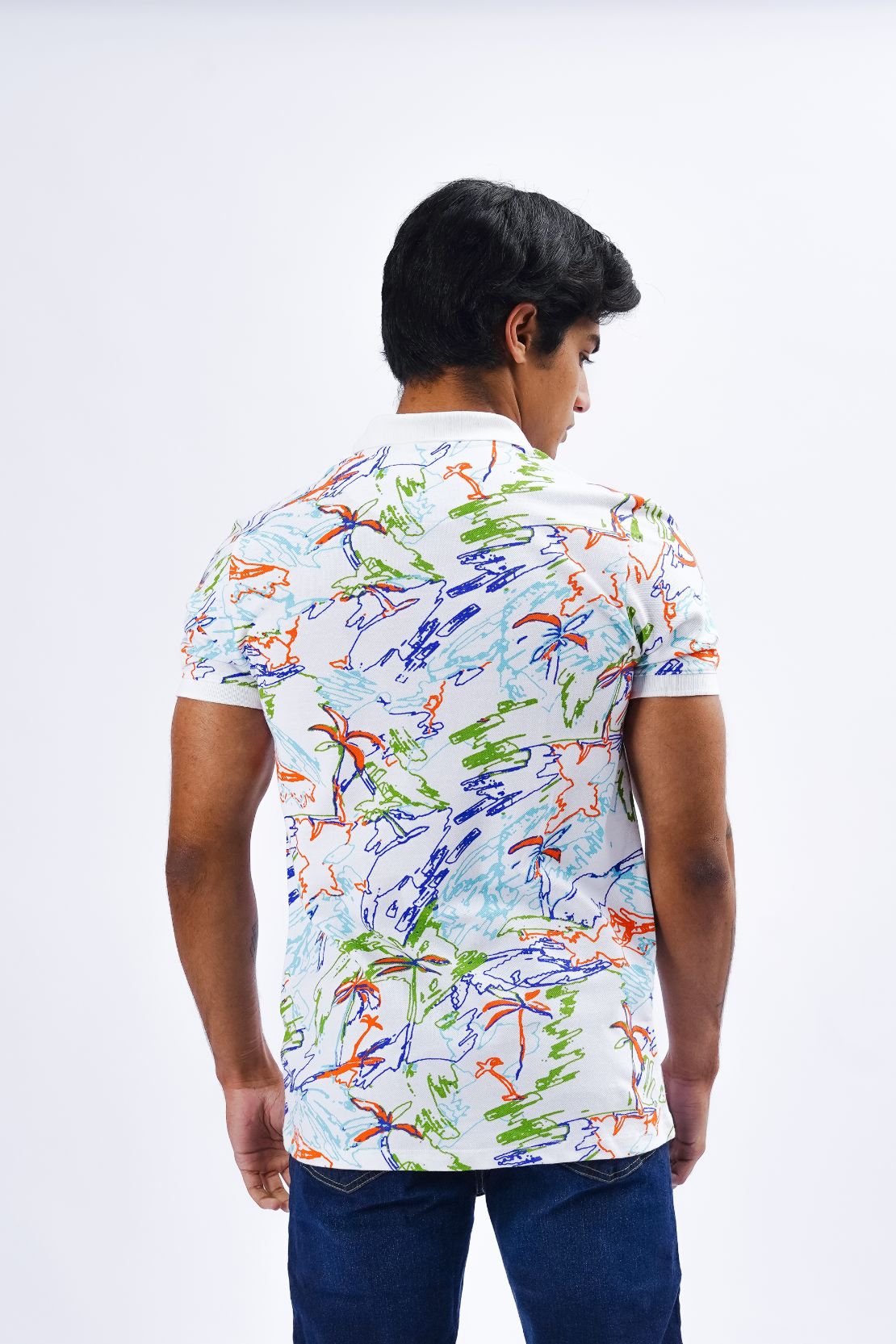 Abstract Printed Polo