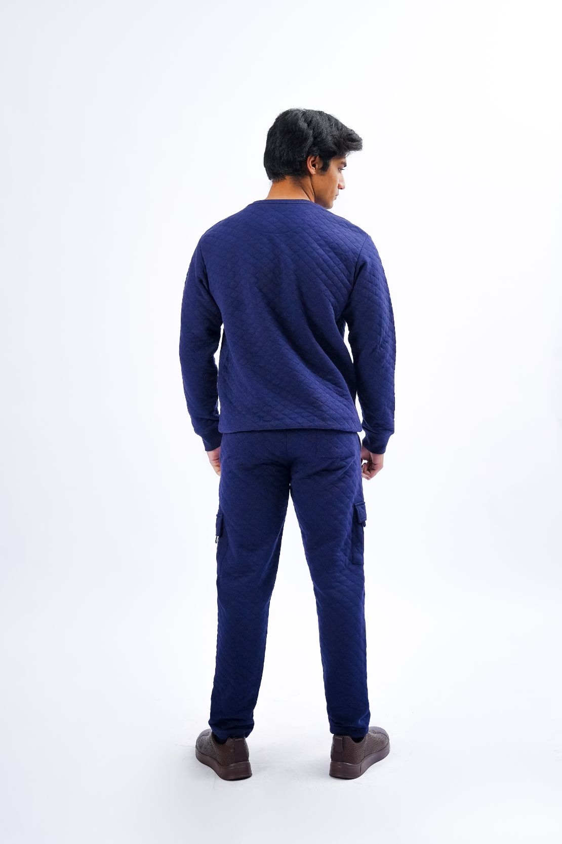 BAGGY FIT TEXTURED SWEATSHIRT