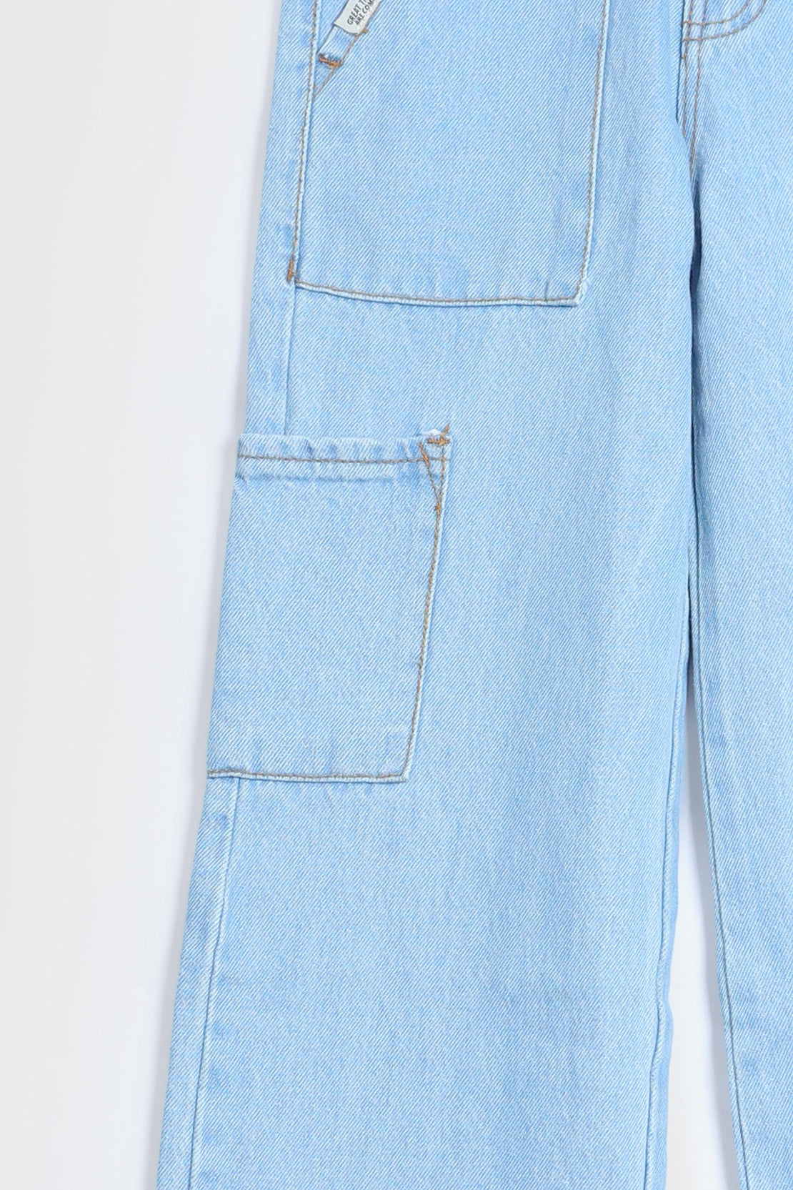 WIDE-LEG GIRLS JEANS
