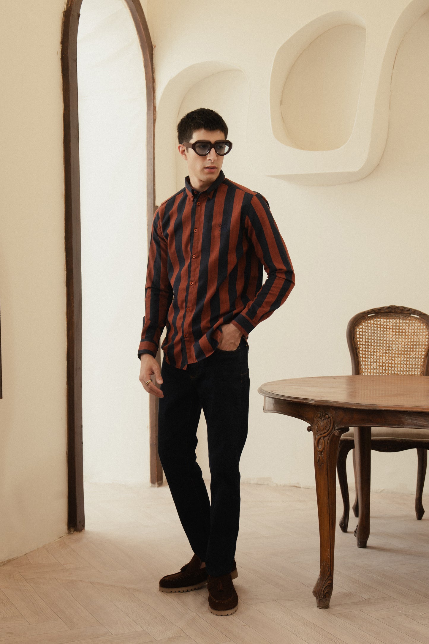Striped Cotton Style Shirt