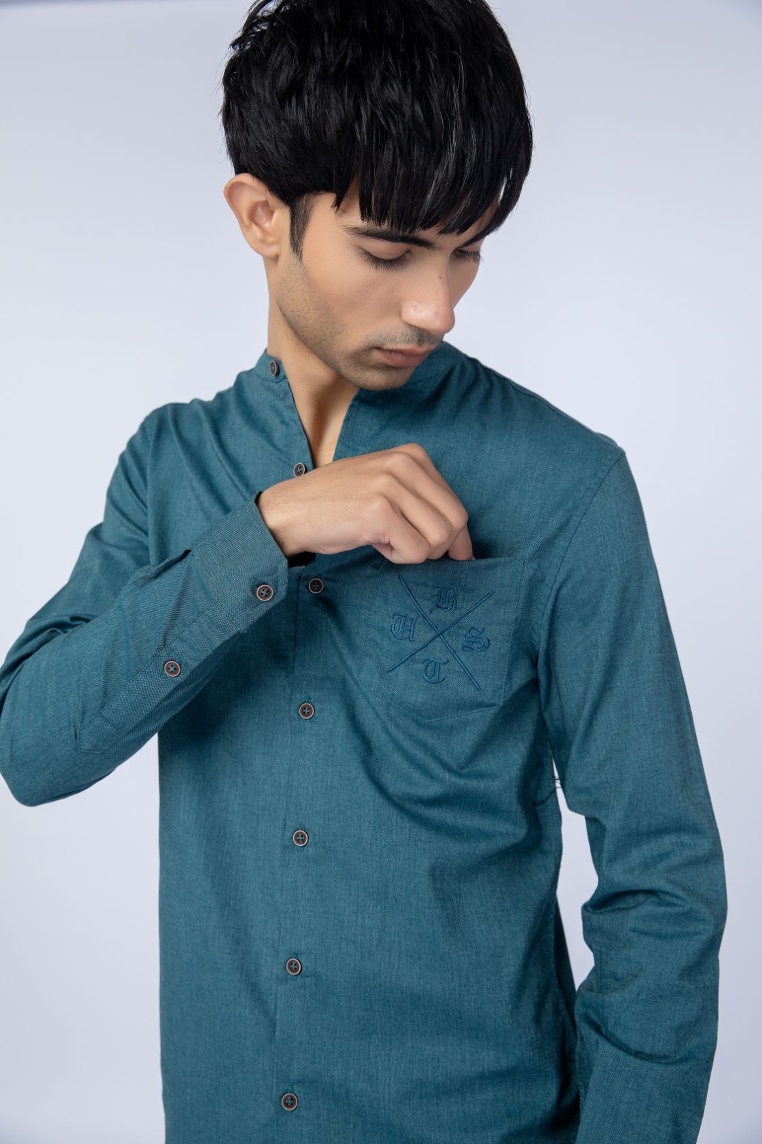 Teal Casual Shirts