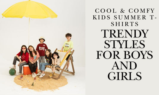 Cool & Comfy Kids Summer T-Shirts: Trendy Styles for Boys and Girls