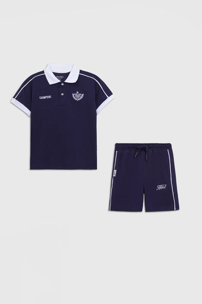 BOY COORD SET POLO