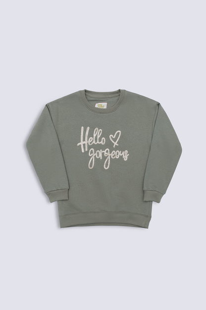 GIRL COORD SET SWEAT SHIRT