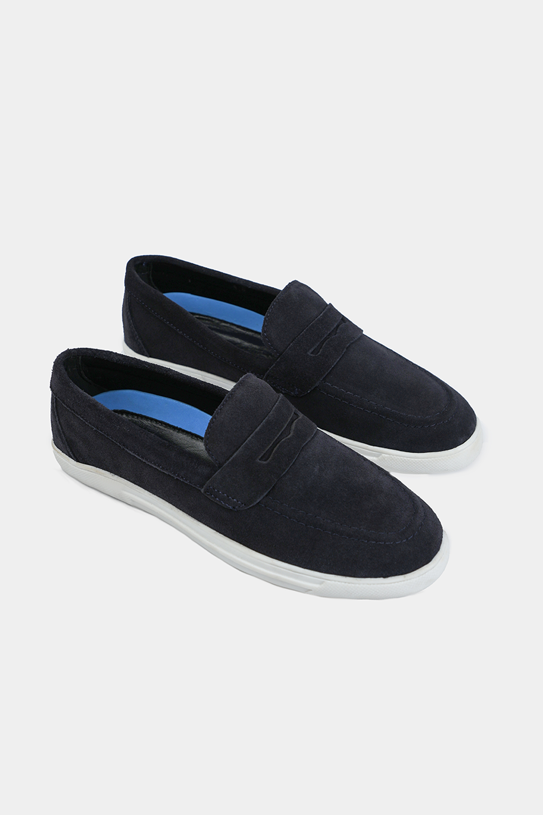 LEATHER SLIP-ON LOAFERS