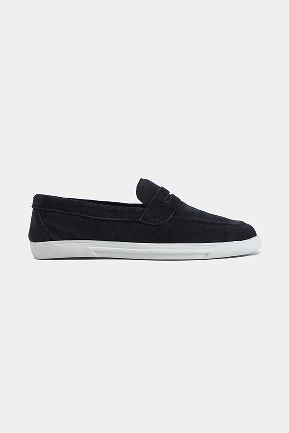 LEATHER SLIP-ON LOAFERS