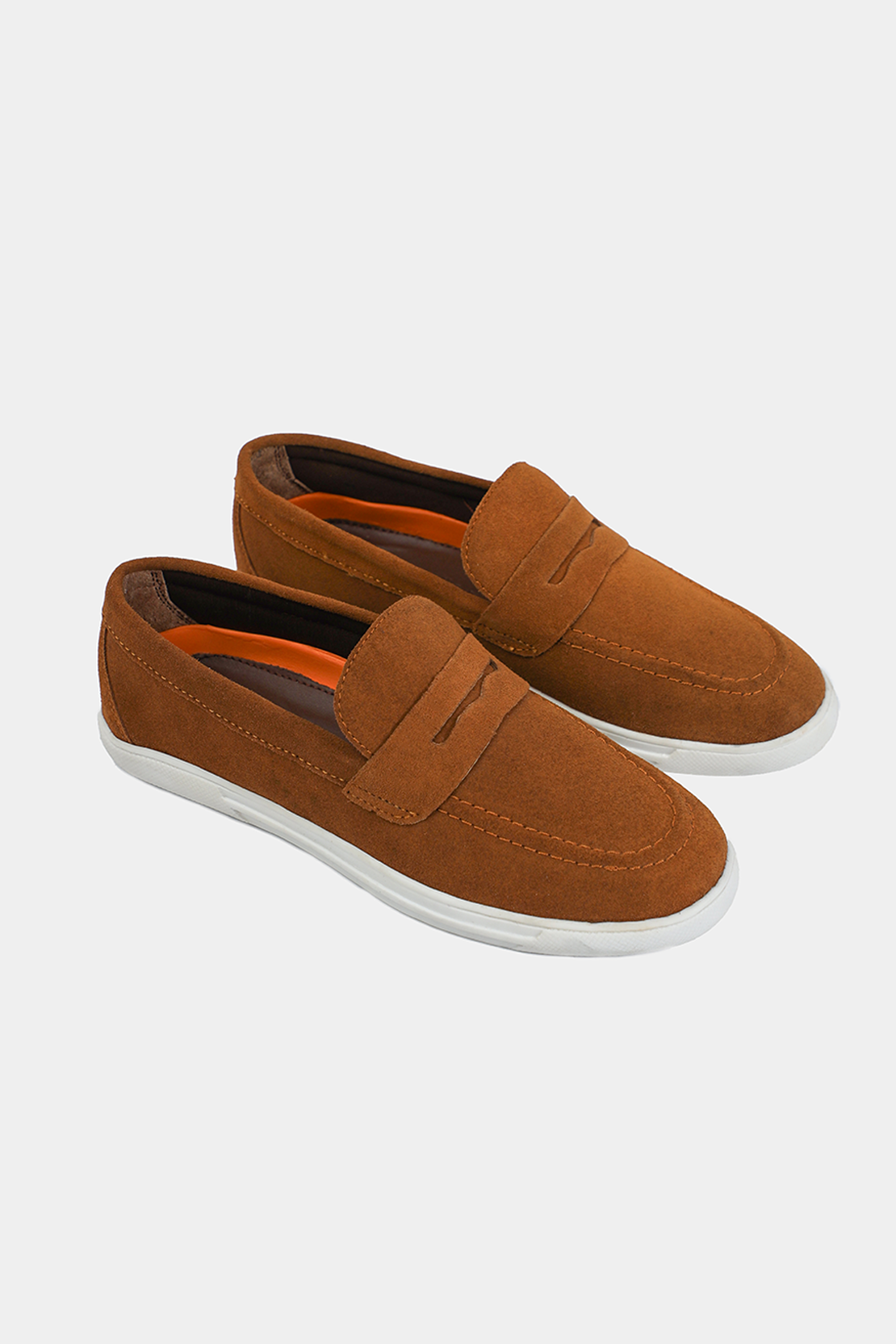 LEATHER SLIP-ON LOAFERS