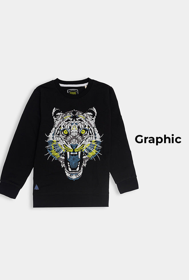 BOY GRAPHIC SWEATSHIRT & HODDIE