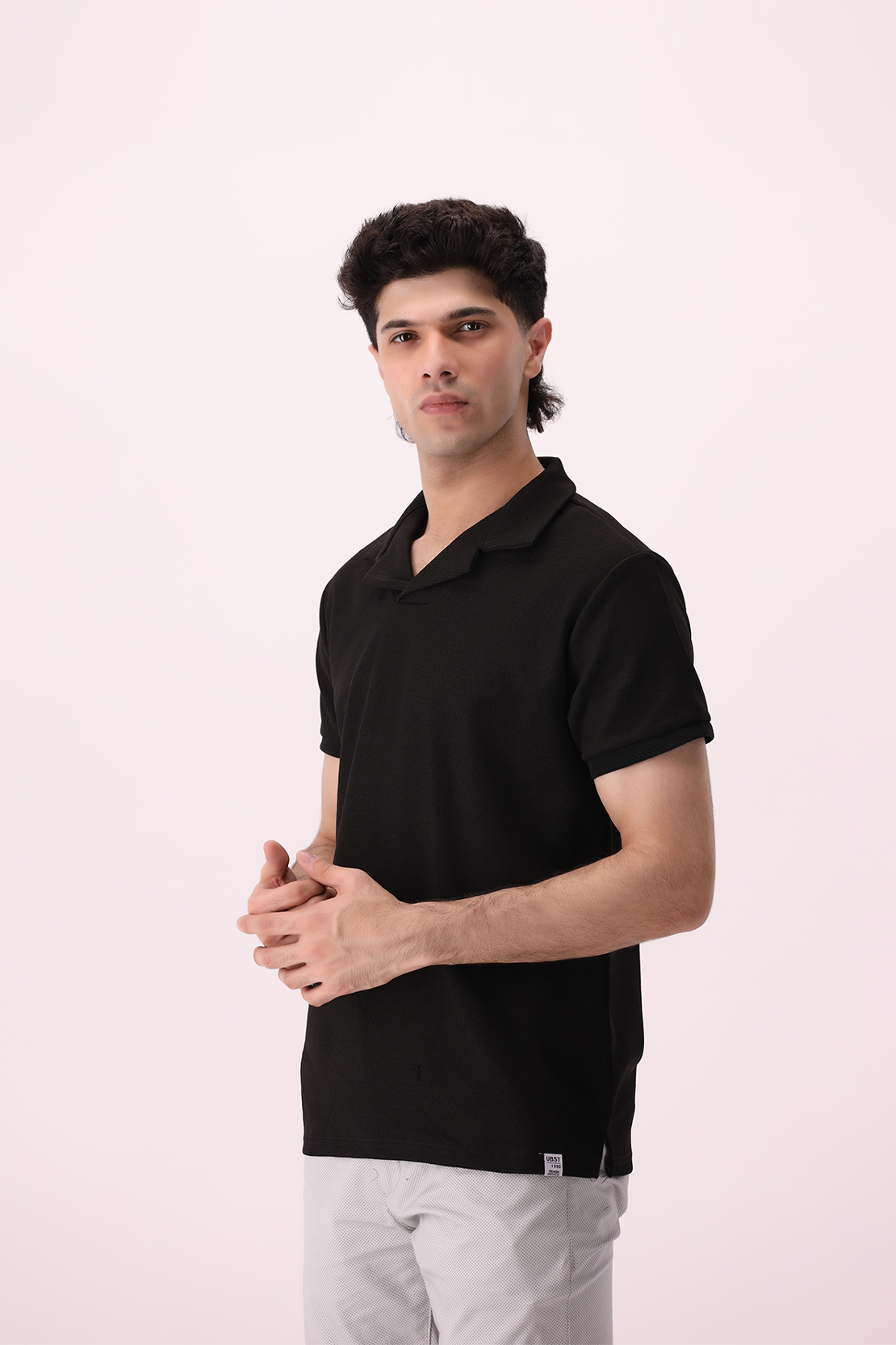 Johnny Collar Striped Polo