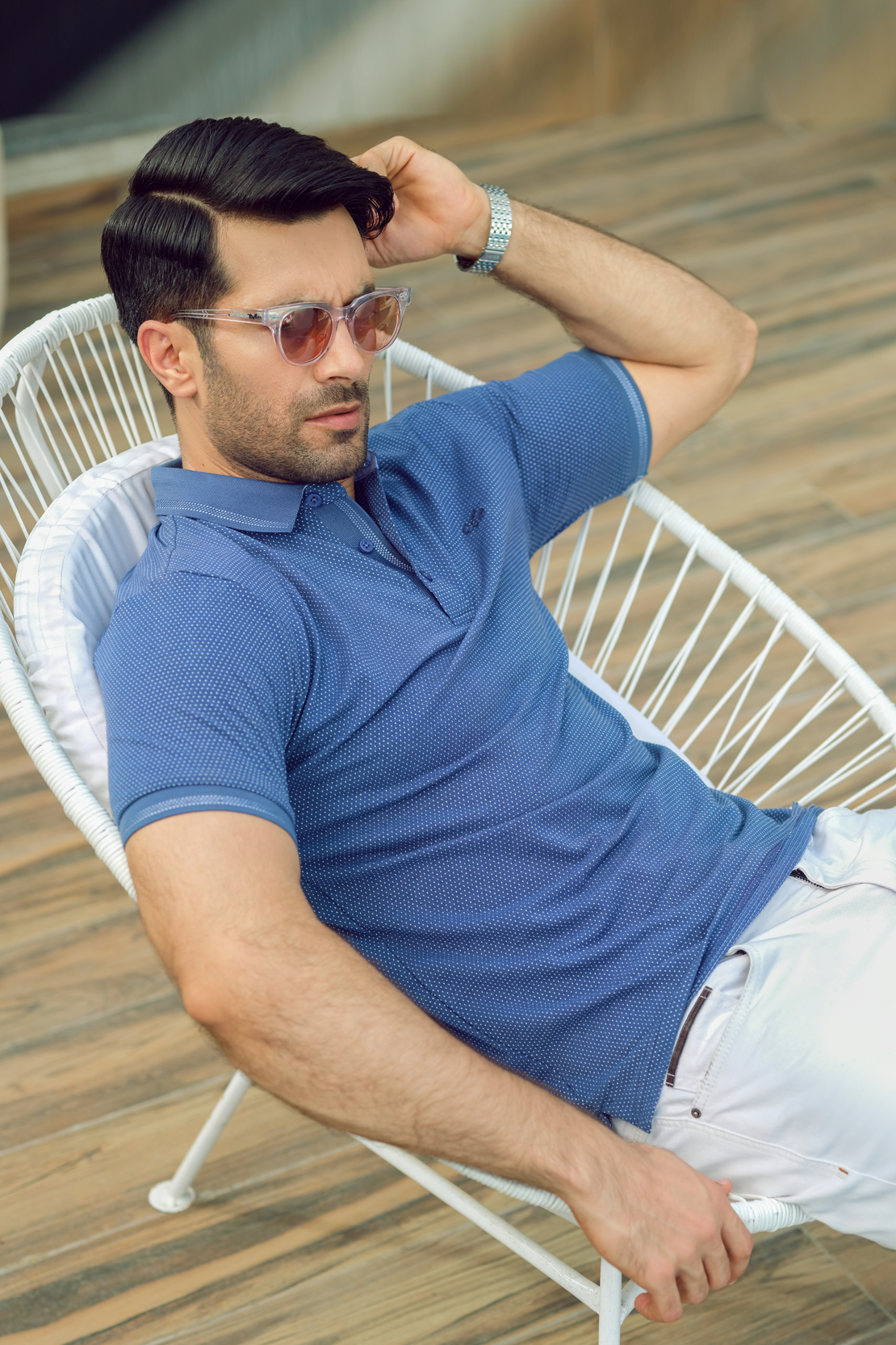 Men Plain Polo