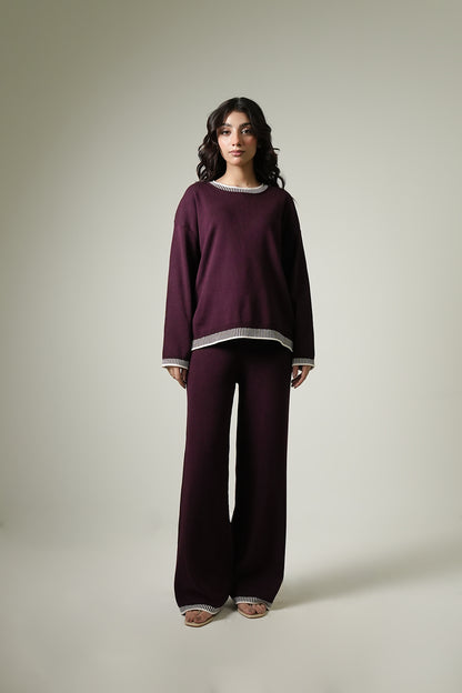 LADIES COORD SET SWEATER