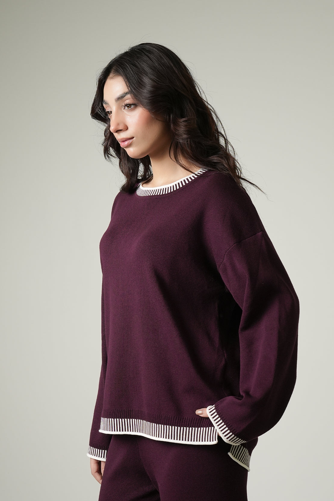 LADIES COORD SET SWEATER