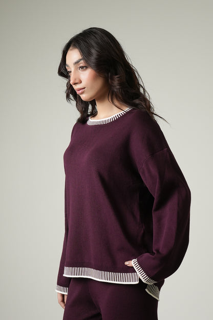 LADIES COORD SET SWEATER