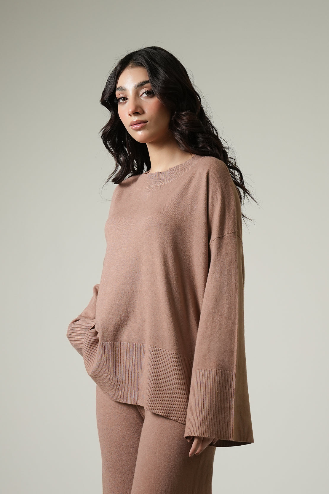 LADIES COORD SET SWEATER