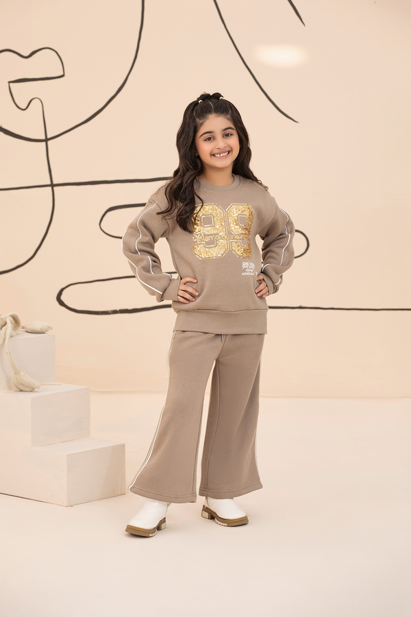 GIRL COORD SET SWEAT SHIRT