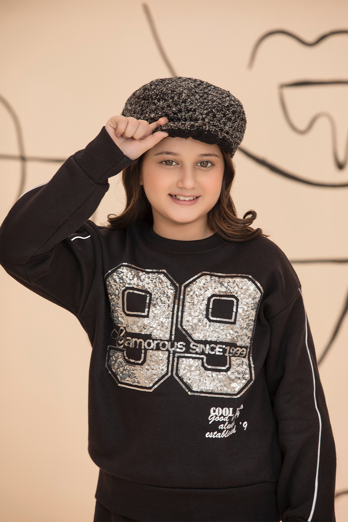GIRL COORD SET SWEAT SHIRT