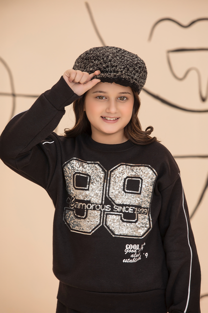 GIRL COORD SET SWEAT SHIRT