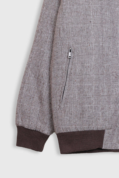 Wool-Blend Bomber Jacket