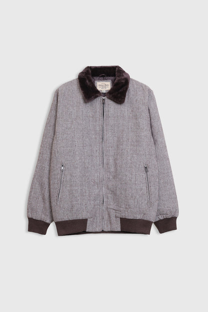 Wool-Blend Bomber Jacket