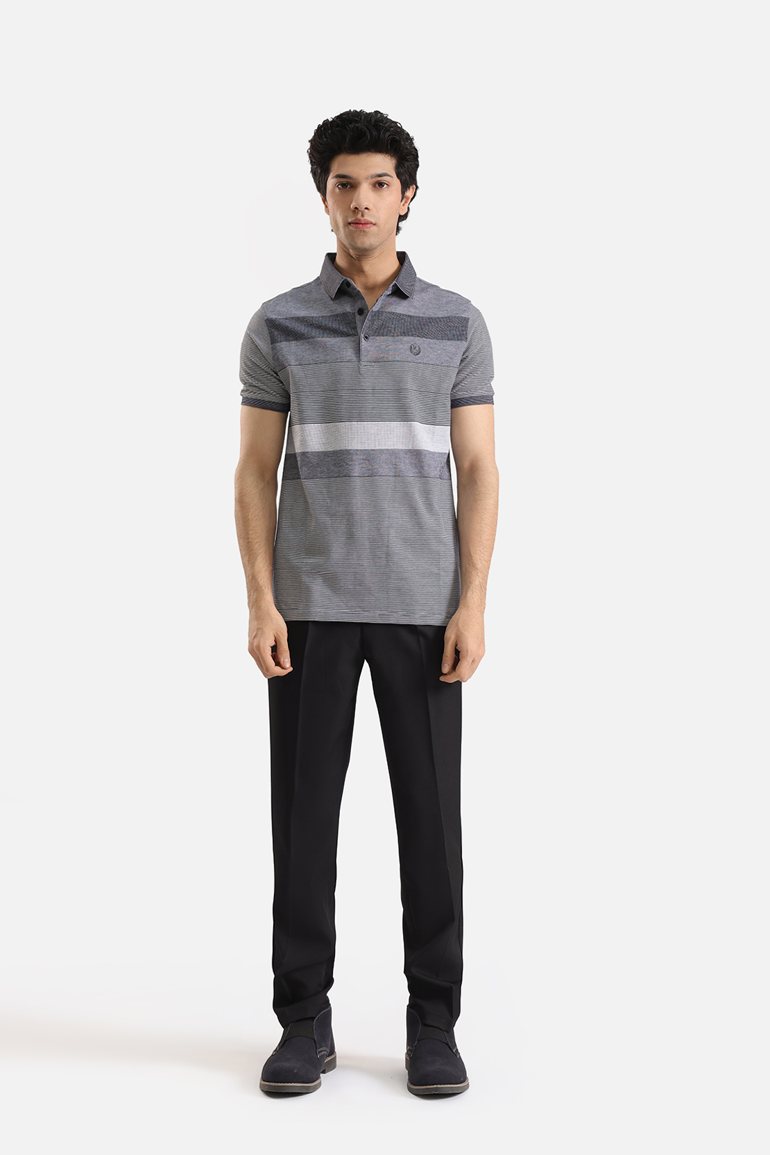 CLASSIC-FIT STRIPED POLO