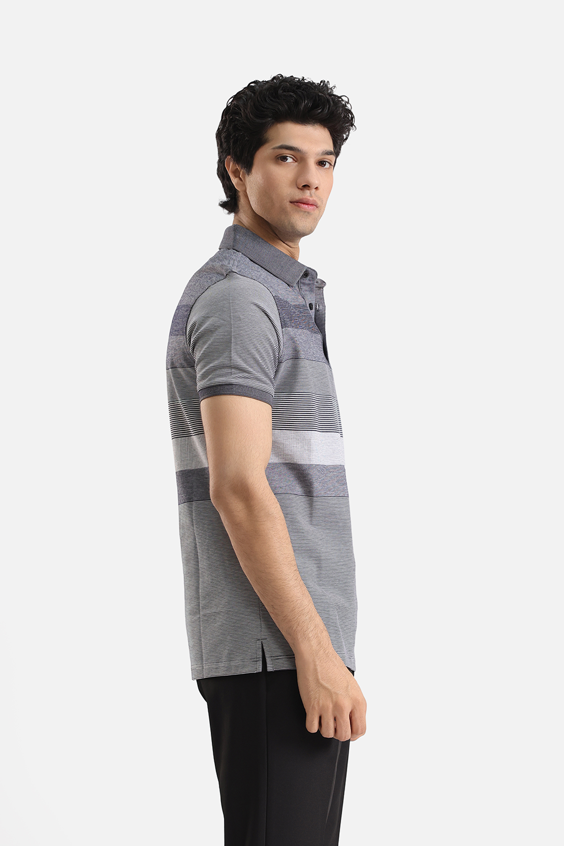 CLASSIC-FIT STRIPED POLO
