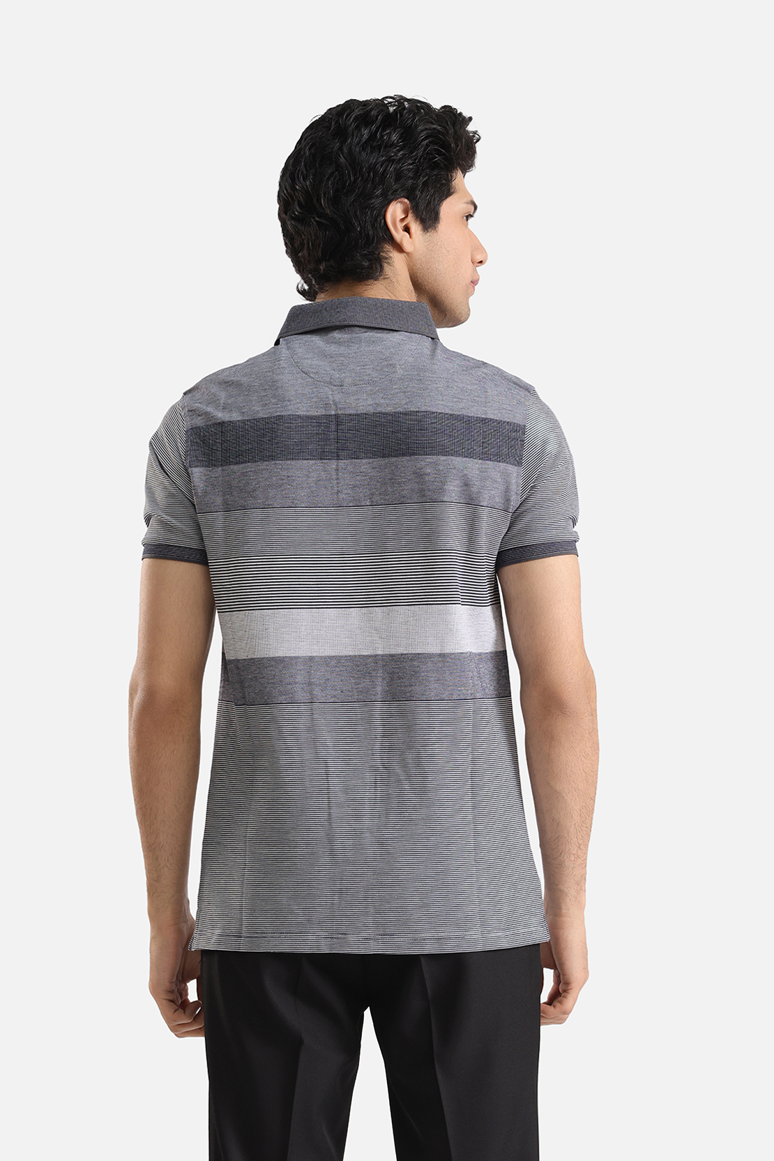 CLASSIC-FIT STRIPED POLO