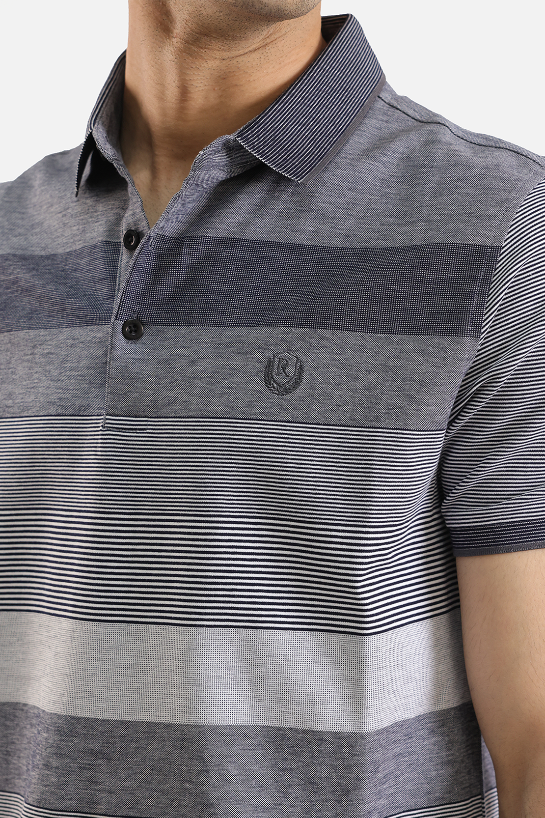 CLASSIC-FIT STRIPED POLO