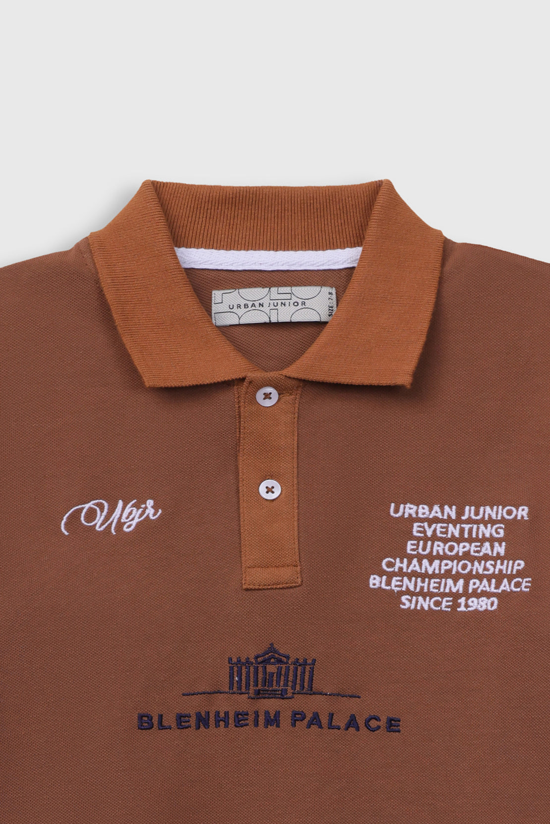 Embroidered polo shirt