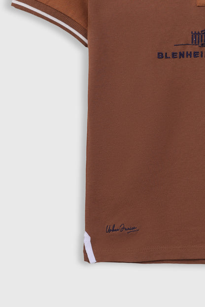 Embroidered polo shirt
