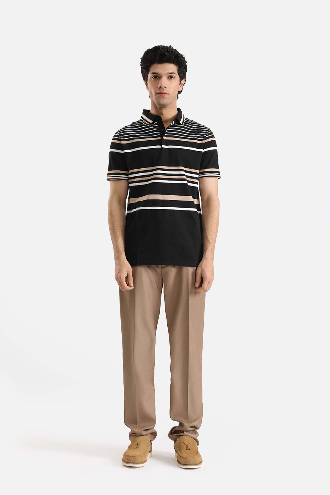 STRIPED POLO SHIRT