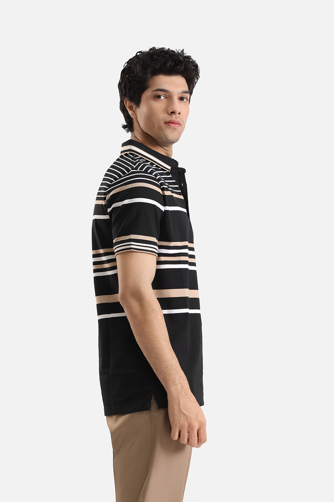 STRIPED POLO SHIRT