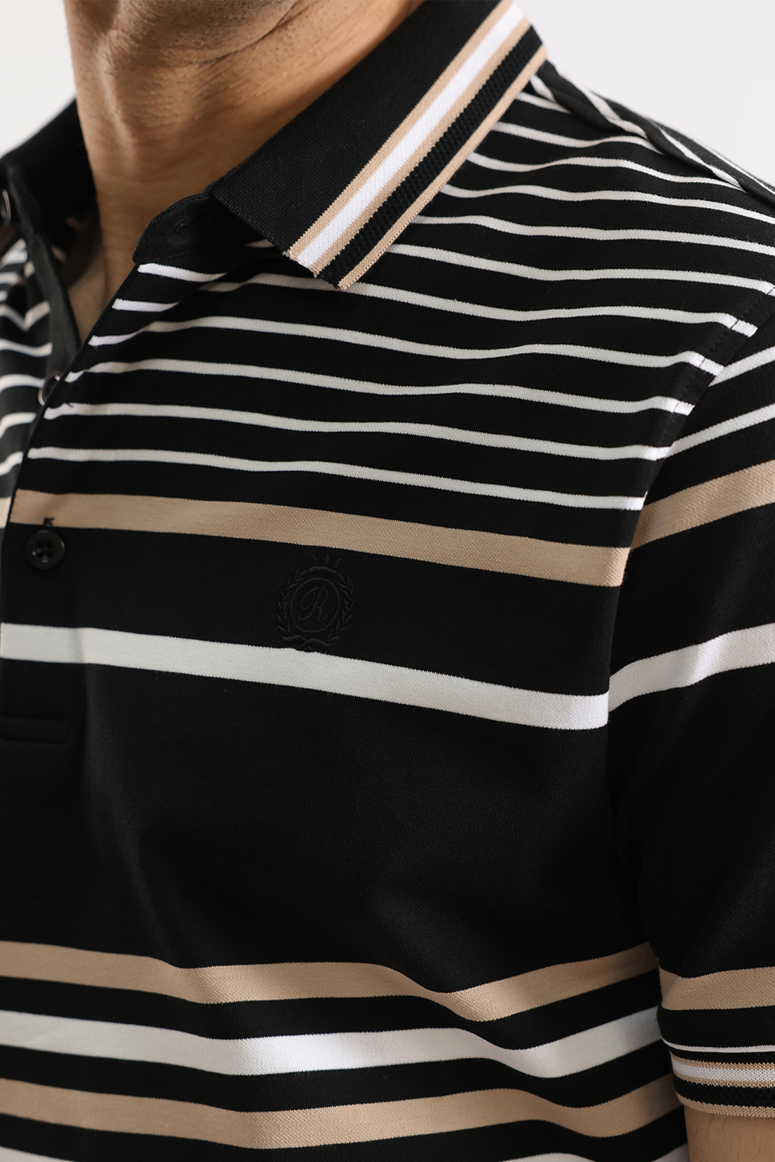 STRIPED POLO SHIRT