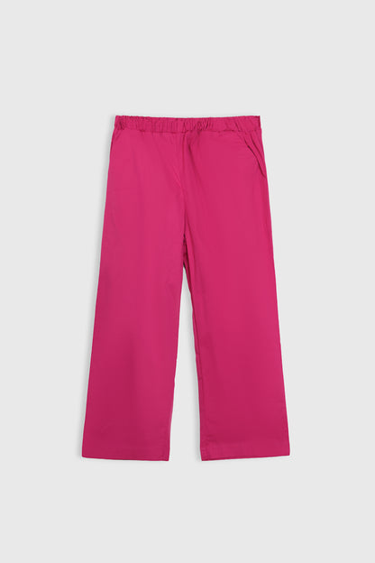CO-ORD SET WIDE-LEG TROUSERS