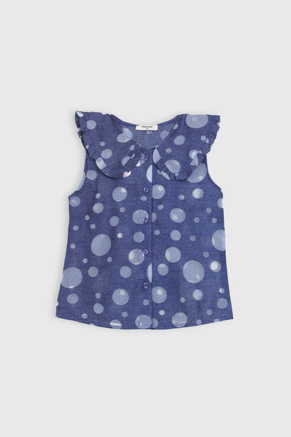 Sleeveless Printed Top