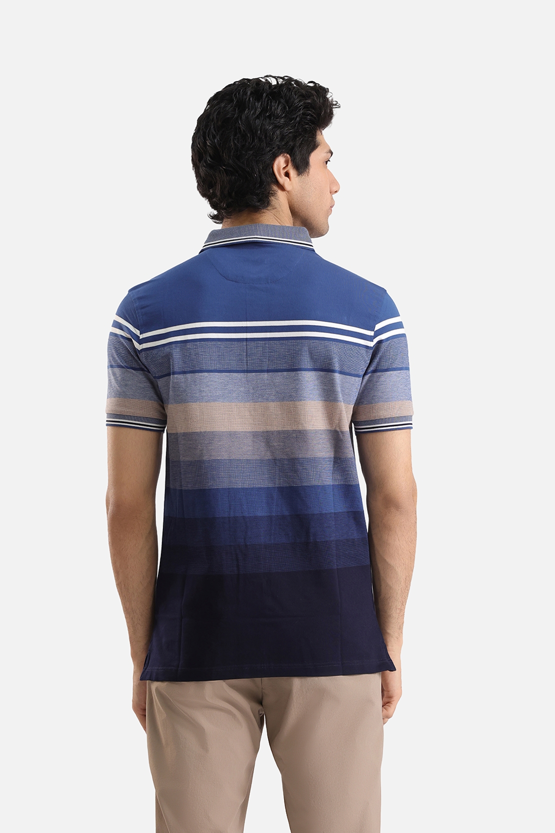 CLASSIC-FIT STRIPED POLO