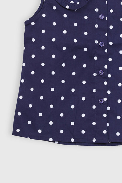 Sleeveless Printed Top
