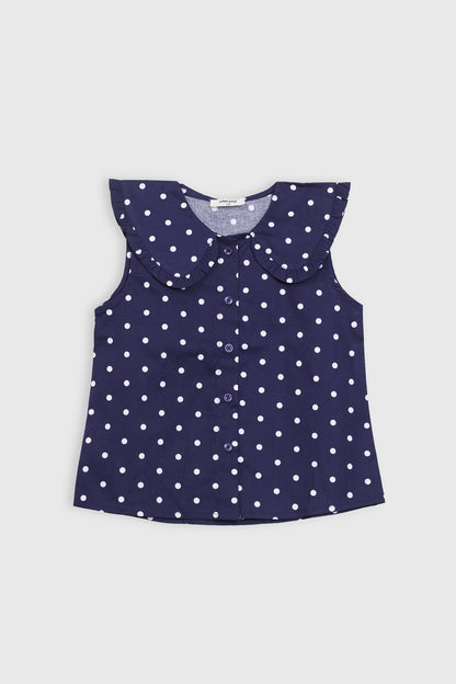 Sleeveless Printed Top