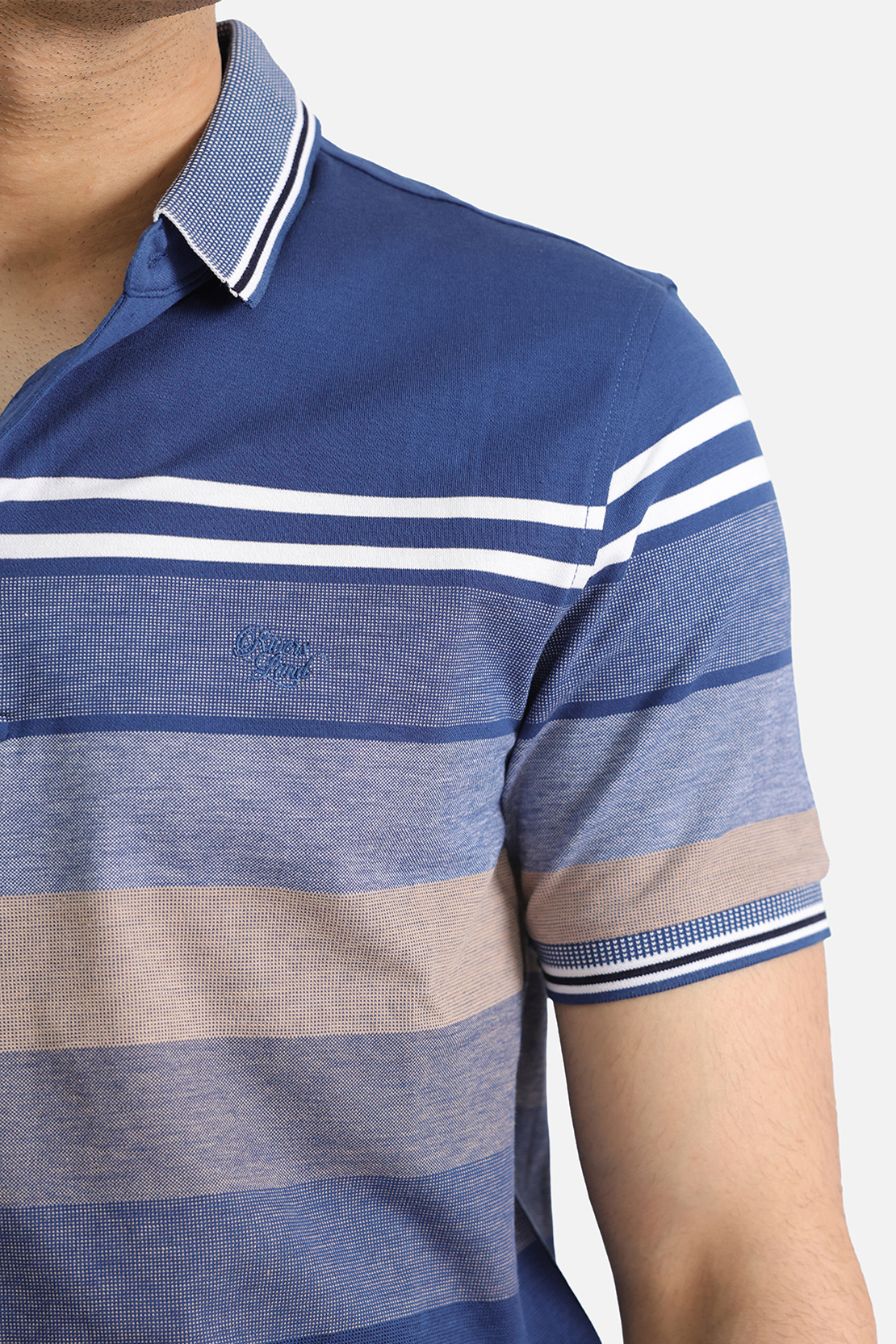 CLASSIC-FIT STRIPED POLO