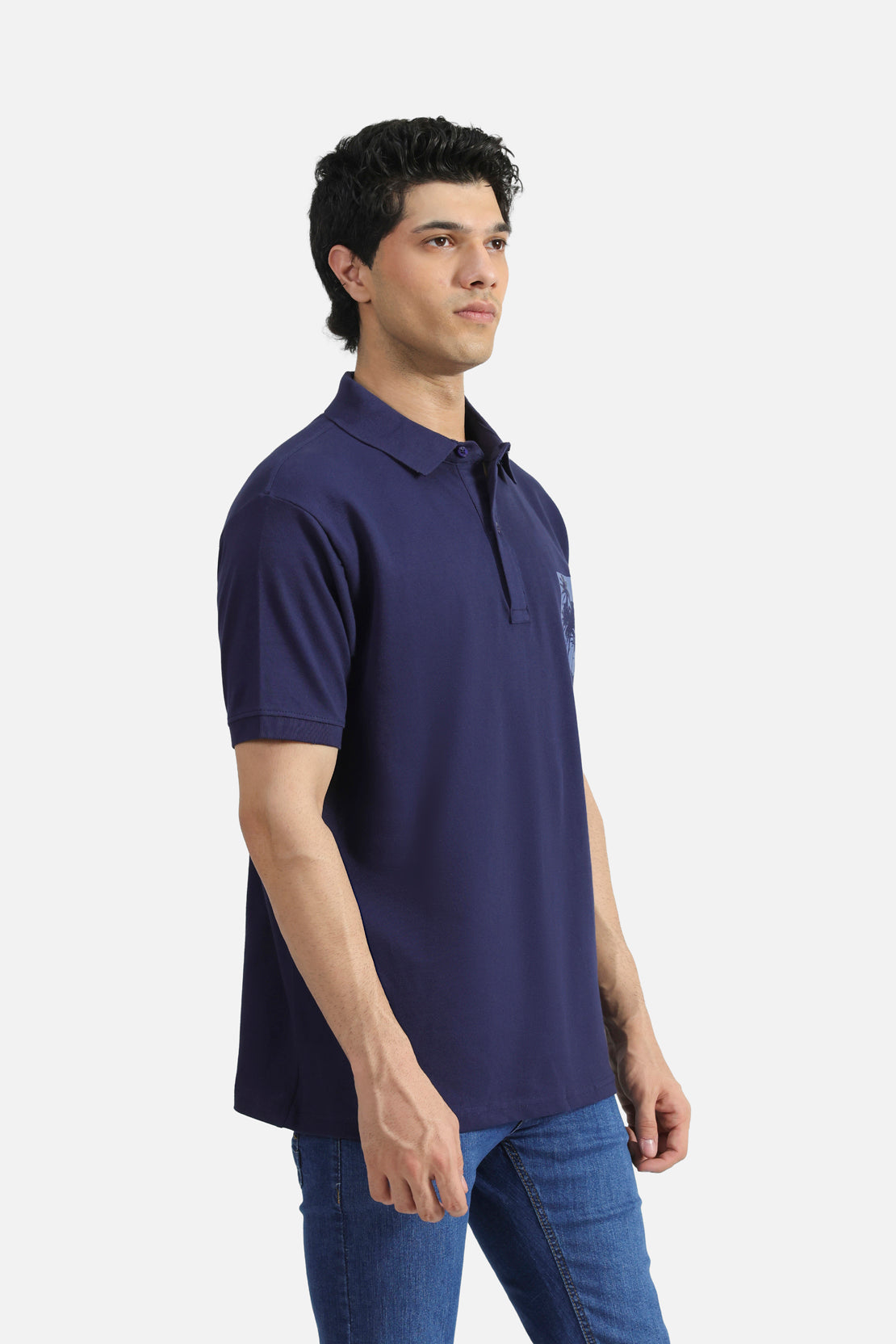 Pique polo shirt